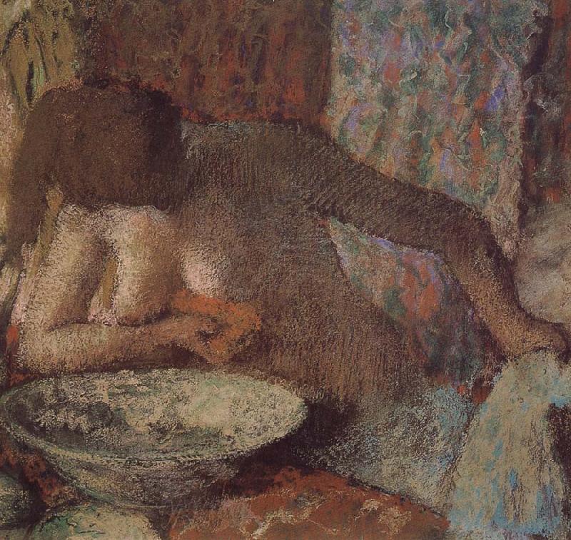 Edgar Degas Lady in the bathroom oil painting picture
